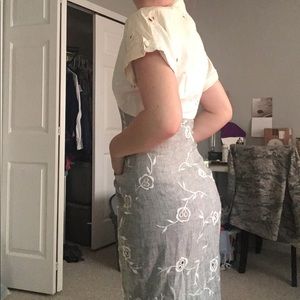 1950s VINTAGE button down dress